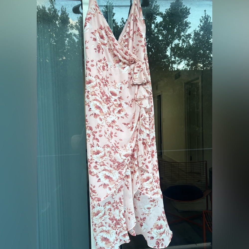 Floral Pink Women's Dress